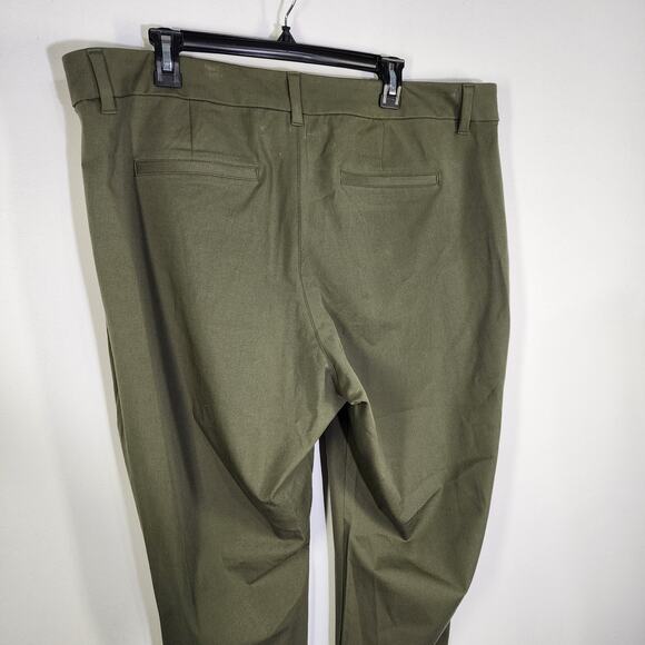 Old Navy Womens High Waisted Pixie Skinny Pants Size 20 Alpine Green 629563 - Picture 4 of 9